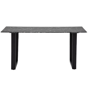 Gallery Davidson 6 Seater Black Dining Table